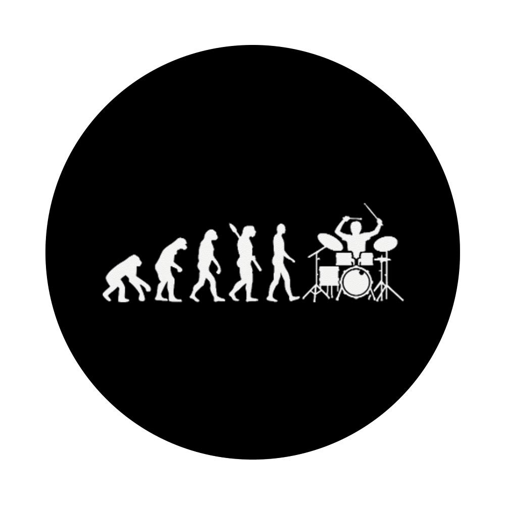 Evolution Drums PopSockets Phone Grip & Stand - Expandable Phone Holder for iPhone, Samsung, Tablets - Perfect for Music Lovers, Drummers & Mobile Gaming