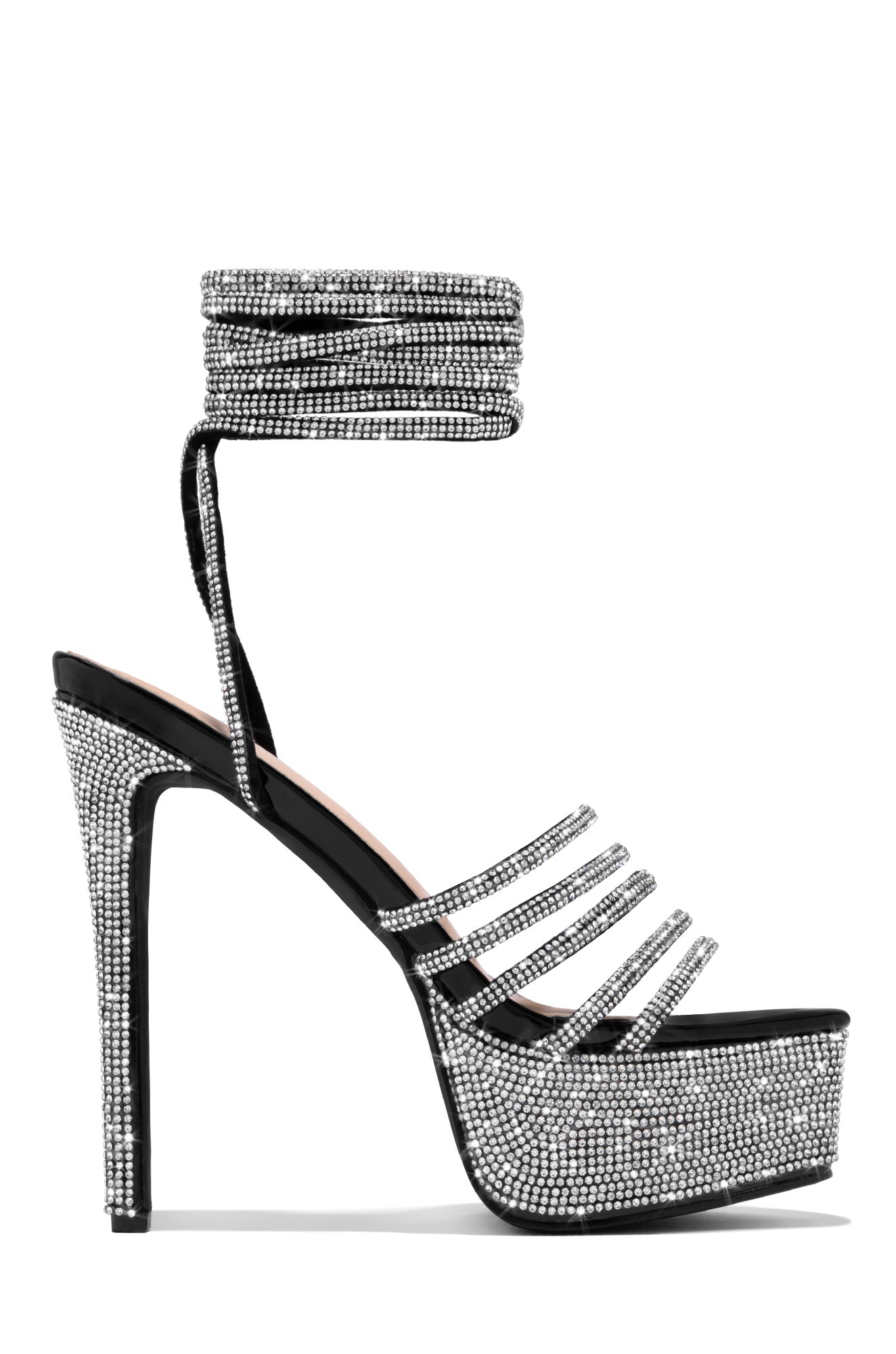 Cienna Black High Heels for Women - Elegant Pointed Toe Stiletto Pumps for Party, Wedding & Evening Wear