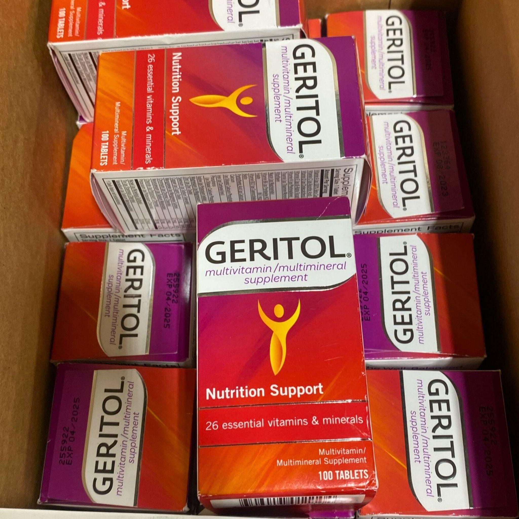 Geritol Multivitamin & Multimineral Supplement - 26 Essential Vitamins & Minerals for Adults - Immune Support & Energy Boost (20 Count) - Daily Nutrition for Active Lifestyle & Wellness