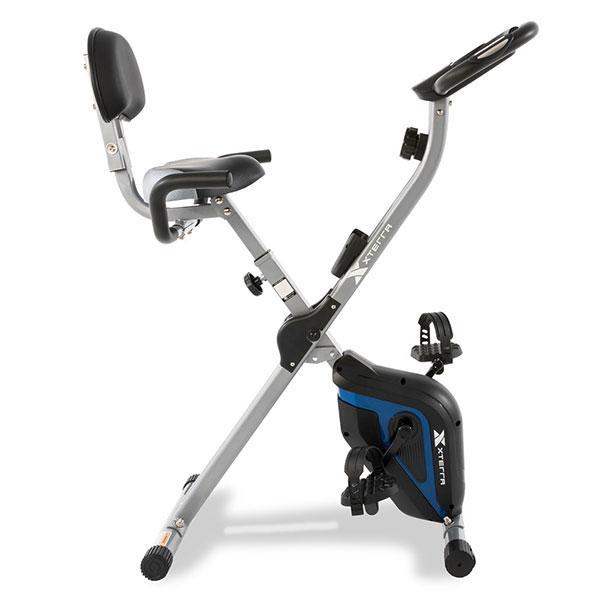 XTERRA Fitness FB360 Folding Exercise Bike for Home Workouts - Compact & Adjustable Indoor Cycling Bike for Cardio Training, Small Spaces & Apartment Fitness