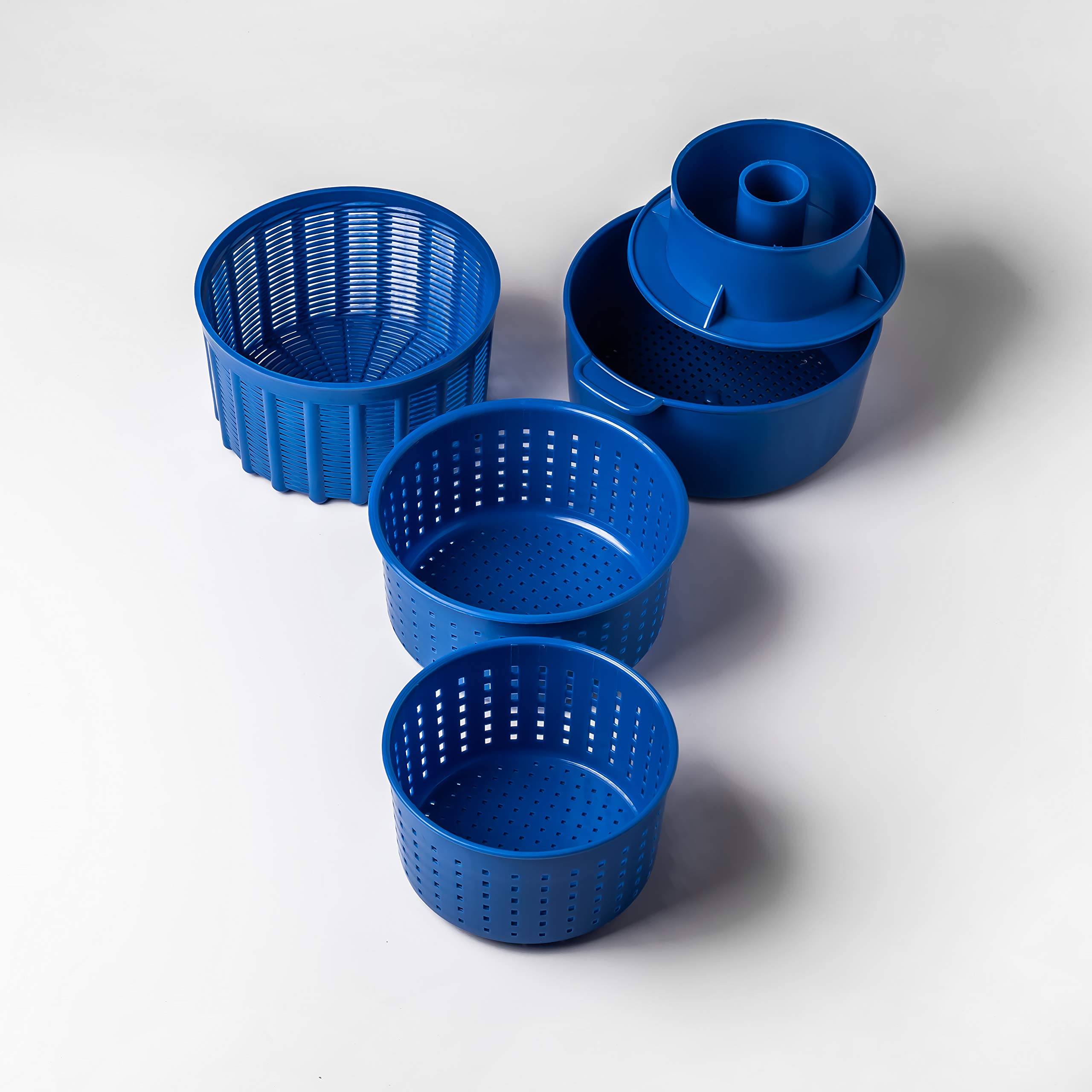 Premium Cheese Making Kit - Hard, Semi-Hard & Soft Cheese Molds with Rennet for Goat Cheese, Feta & Blue Cheese | Complete DIY Cheese Press Set for Home Cheesemaking | Perfect for Beginners & Artisan Cheese Lovers