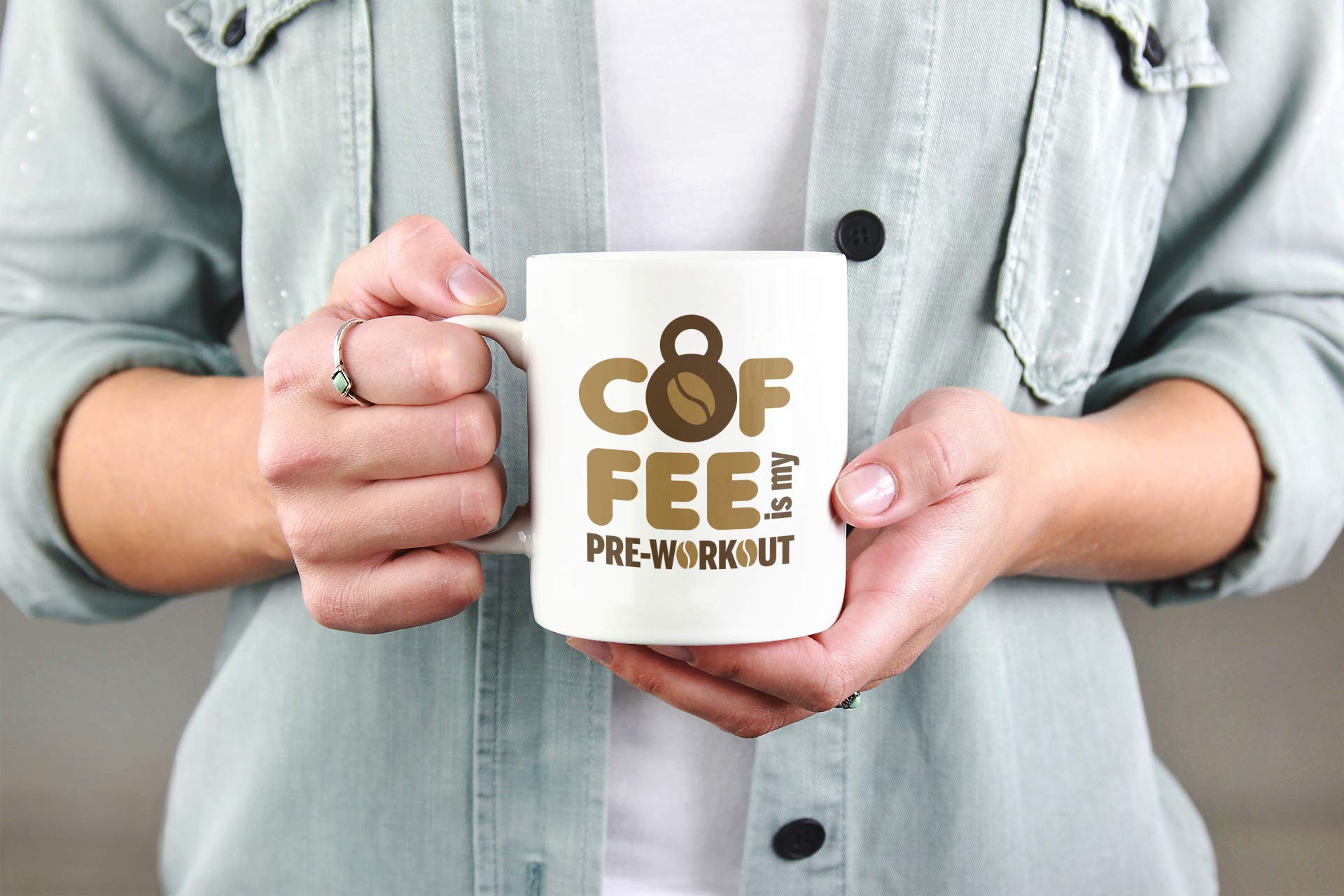 Best Pre-Workout Coffee Mug for Gym Coaches - 11oz Insulated Unique Tea & Coffee Cup - Perfect for Workout Motivation & Fitness Enthusiasts