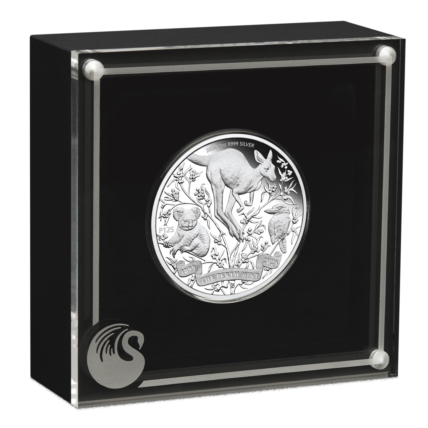 2024 Perth Mint 125th Anniversary 1 oz Silver Proof Coin $1 - Limited Edition Collectible for Investors & Coin Enthusiasts - Perfect for Gifts, Display & Portfolio Diversification
