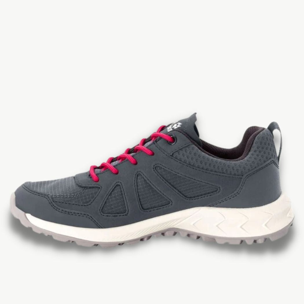 Jack Wolfskin Woodland 2 Texapore Low Women's Hiking Shoes - Lightweight Waterproof Trail Running Shoes for Outdoor Adventures & Mountain Trekking