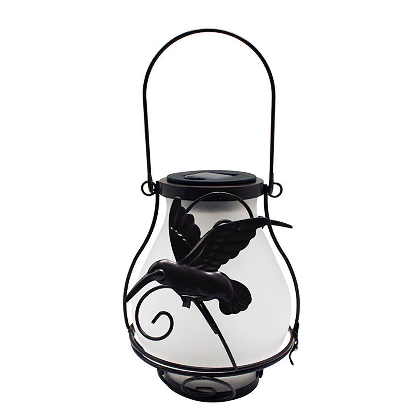 HYLYING LED Solar Lantern Light - Waterproof Outdoor Hanging Metal Solar Light for Garden, Courtyard & Party Decoration (Hummingbird Design) | Perfect for Patio, Pathway & Backyard Lighting