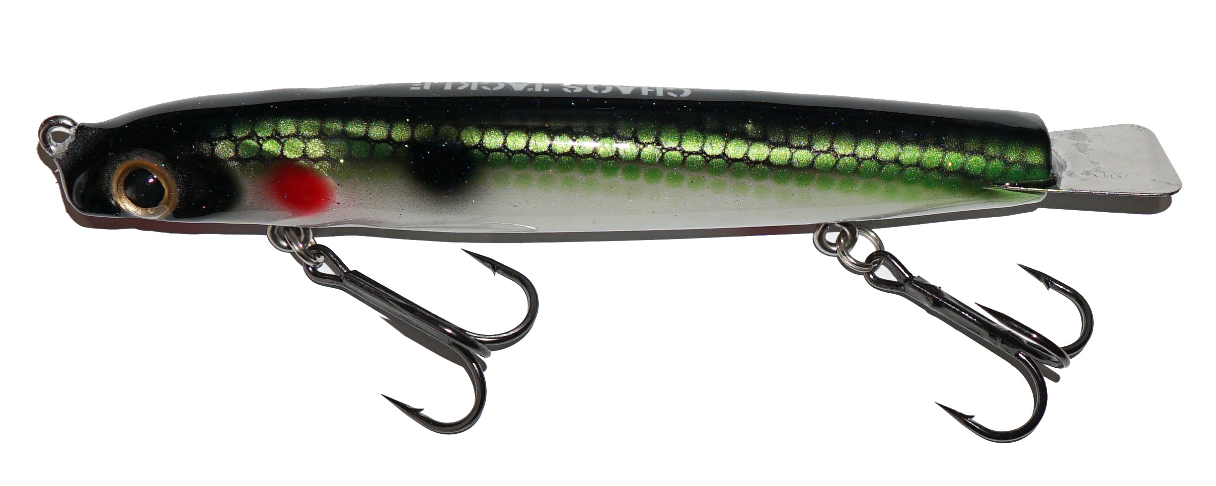 Chaos Tackle Kodiak Navin 8 Jerkbait Fishing Lure - Premium Bass Fishing Bait for Freshwater & Saltwater - Perfect for Casting, Trolling & Jerking Techniques
