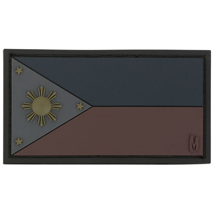 Philippines Flag Patch - Hook and Loop Fastener - Tactical Military Morale Patch for Backpacks, Hats & Uniforms - Perfect for Outdoor, Airsoft & Military Enthusiasts
