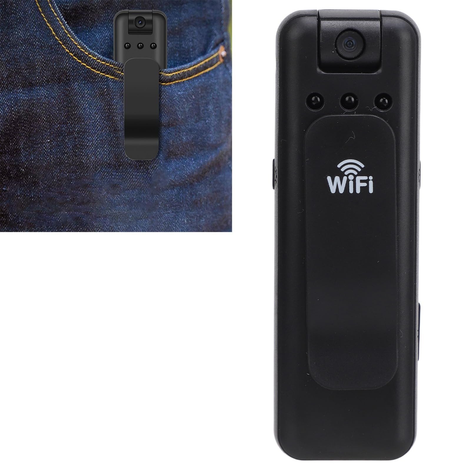 ZAICOLER 1080P HD Body Camera with Wide Angle Lens & Autofocus - Wearable Mini Cam for Police, Security, Meeting Recording & Evidence Collection