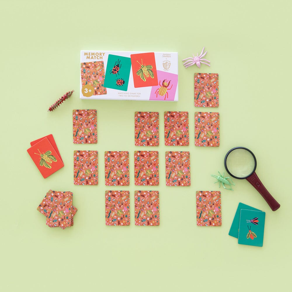 Backyard Bugs Memory Matching Game for Kids - Fun Educational Insect Card Game for Toddlers & Preschoolers - Perfect for Indoor Learning, Family Game Night & Classroom Activities