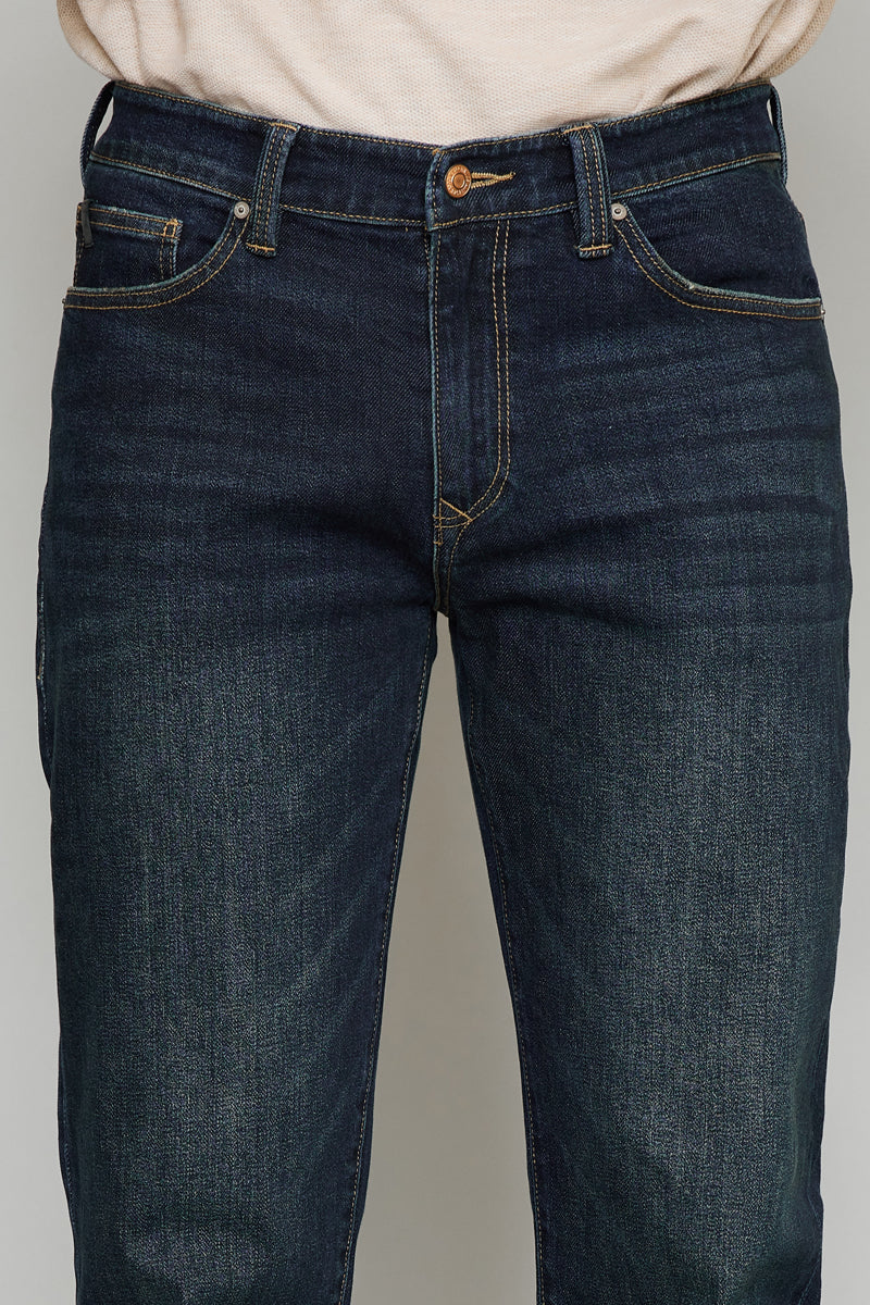 Carter Slim Straight Fit Men's Jeans - Comfortable & Stylish Denim Pants for Casual Wear & Everyday Outfits