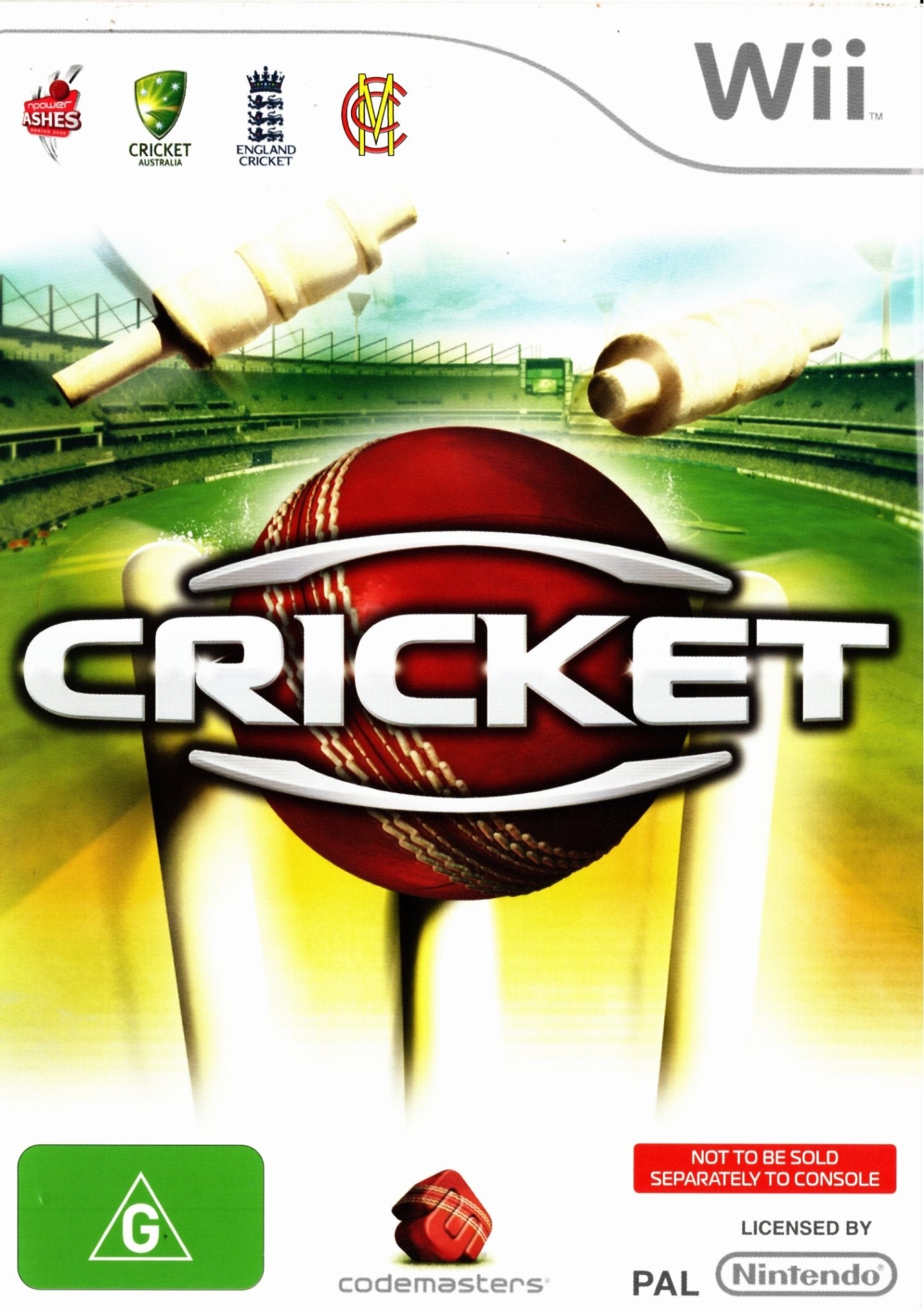 Cricket Challenge Nintendo Wii Game PAL - Fun Sports Simulation for Family Game Nights & Competitive Play