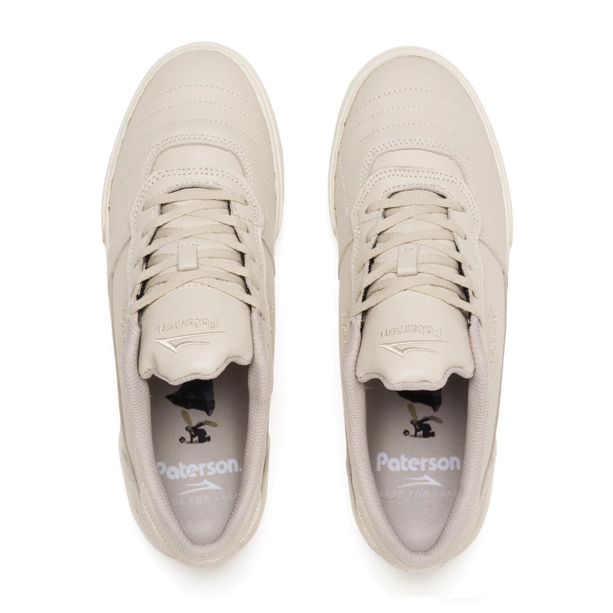Lakai Cambridge Cream Leather Skate Shoes - Men's High-Top Sneakers for Skateboarding & Street Style | Durable & Comfortable for Daily Wear