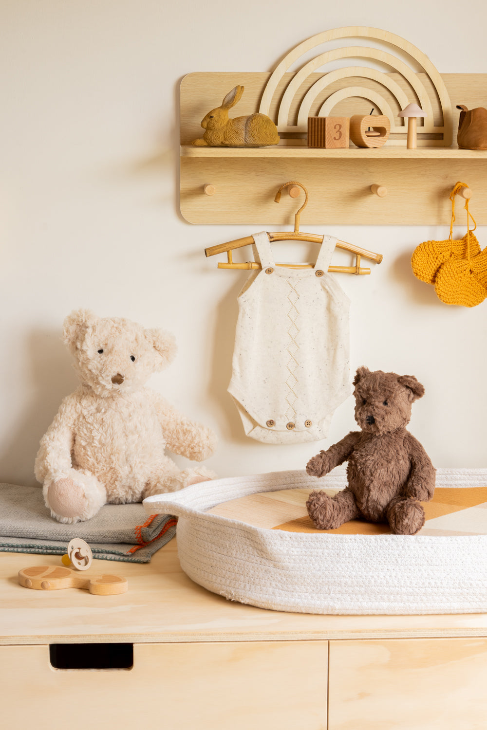 Freddy The Teddy Cream Plush Bear - Soft & Cuddly Stuffed Animal Toy for Kids, Babies & Adults | Perfect for Gifts, Nursery Decor & Comfort