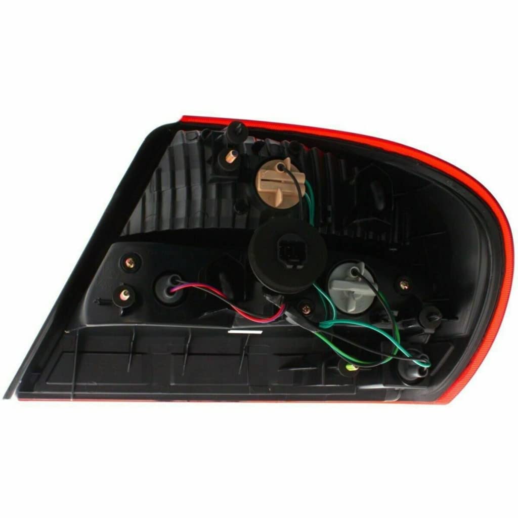 2003-2005 Chrysler Sebring Coupe Rear Tail Lights Pair - Driver & Passenger Side - Replaces CH2800175 CH2801175 MN133289 MN133290 - Perfect for Night Driving Safety and Vehicle Restoration Projects