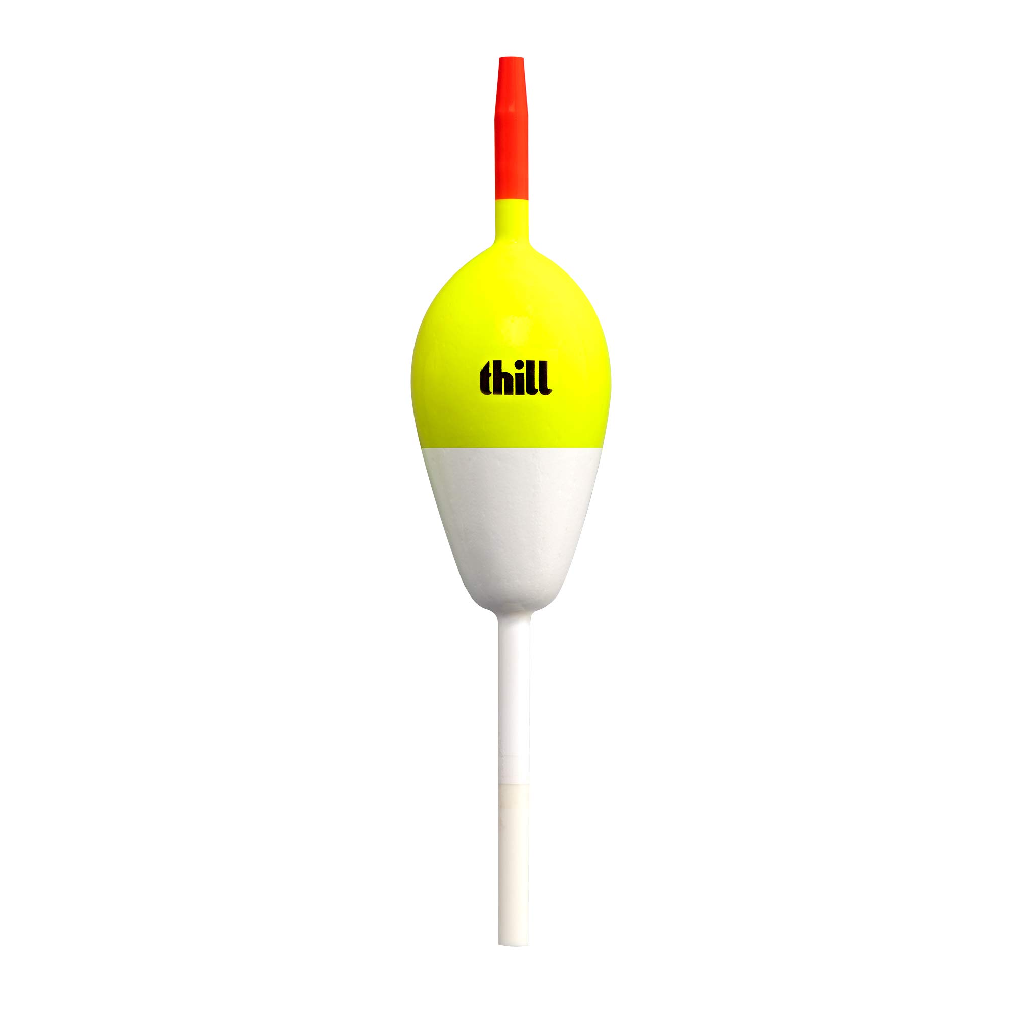 Thill America's Favorite Fishing Floats - 1 1/8 Inch Oval Slip Bobbers for Freshwater & Saltwater Angling - Perfect for Trout, Bass, and Panfish Fishing