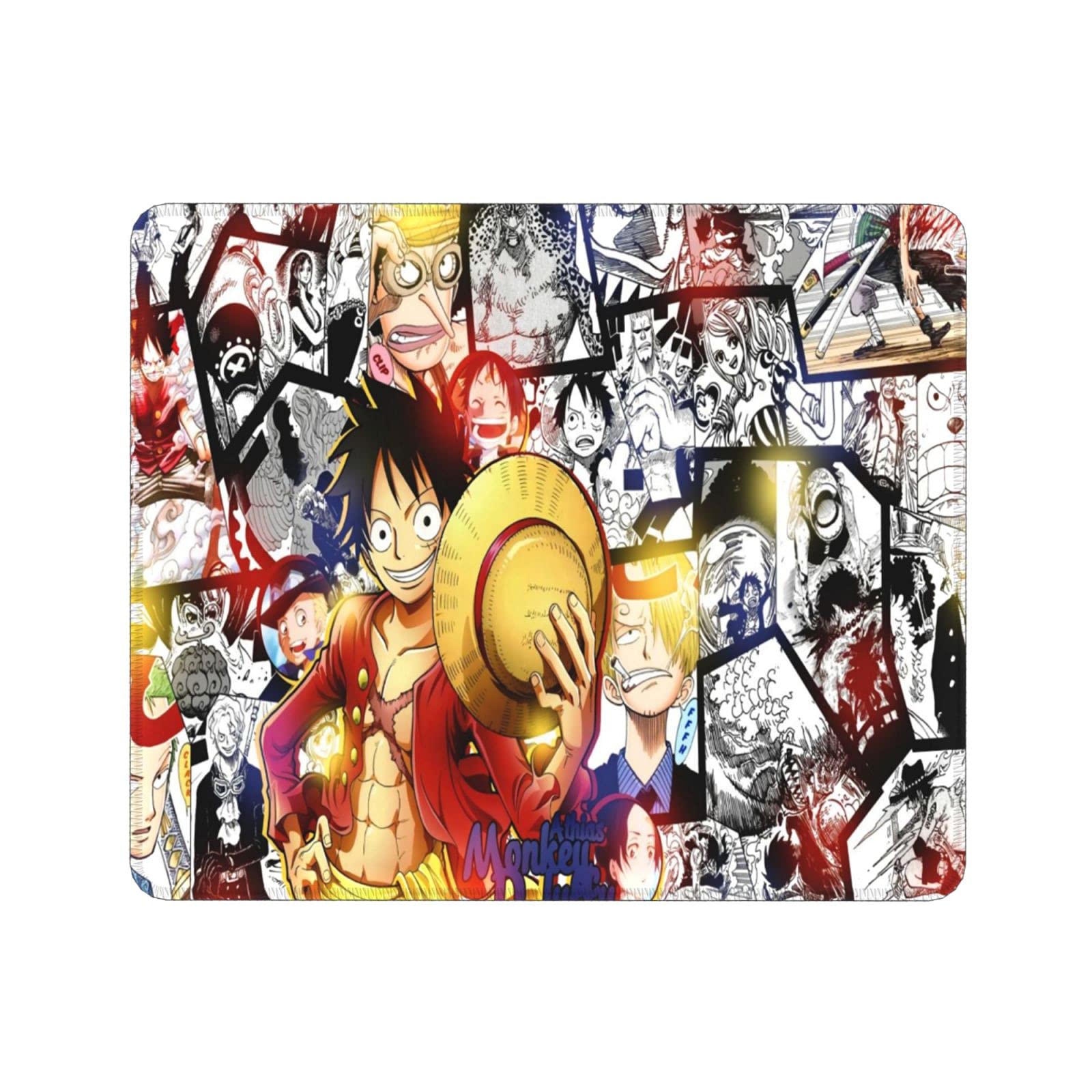 Anime Gaming Mouse Pad - Non-Slip Rubber Square Mouse Mat for Office, Laptop & Computer - Perfect for Gaming, Work & Home Use