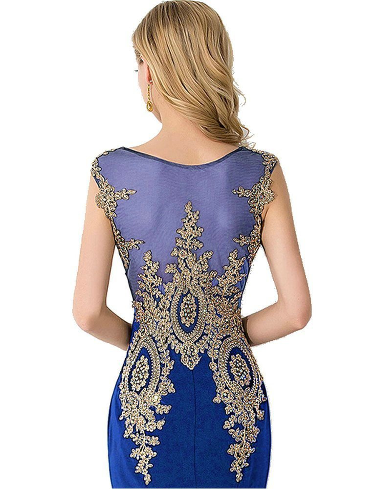 Elegant MisShow Women's Mermaid Prom Dresses 2023 - Applique Evening Gowns for Formal Occasions | Perfect for Homecoming, Wedding, and Special Events