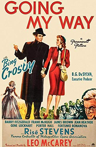 Going My Way 1944 Vintage Movie Poster - Classic Film Memorabilia for Home Theater Decor, Movie Room, and Collectors