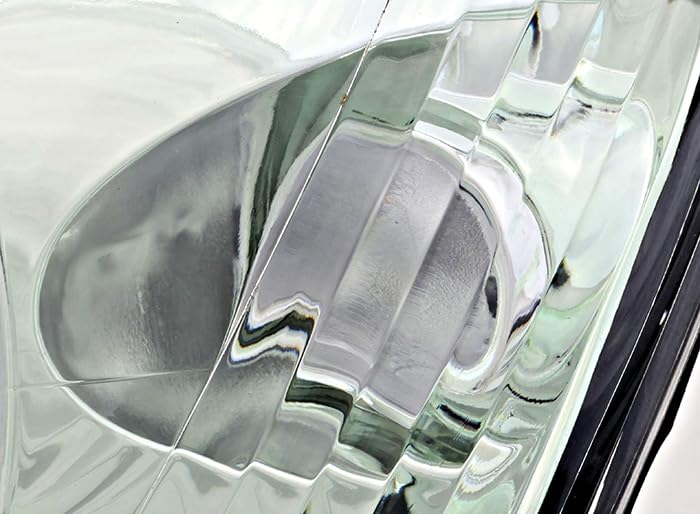Lexus RX300 Headlights Lamps Set - Halogen Chrome Trim for Driver & Passenger Side (2001-2003 Models) | Perfect for Night Driving & Vehicle Restoration Projects