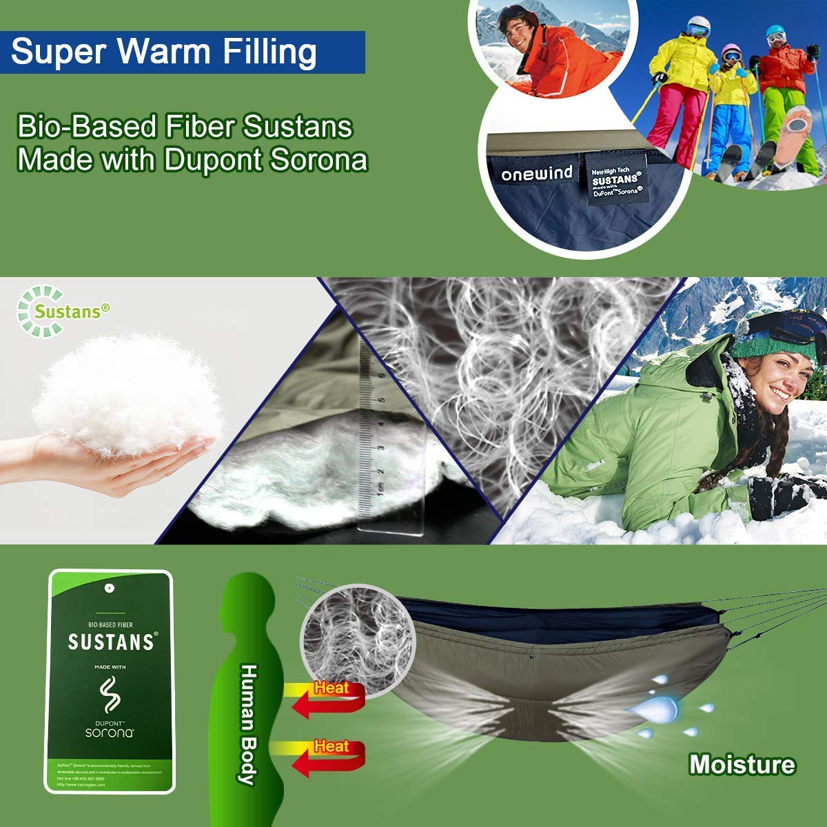 OneWind Hammock Rain Fly & Insulated Quilt Set for Winter Camping - Waterproof Shelter & Warmth for Outdoor Adventures in Cold Weather