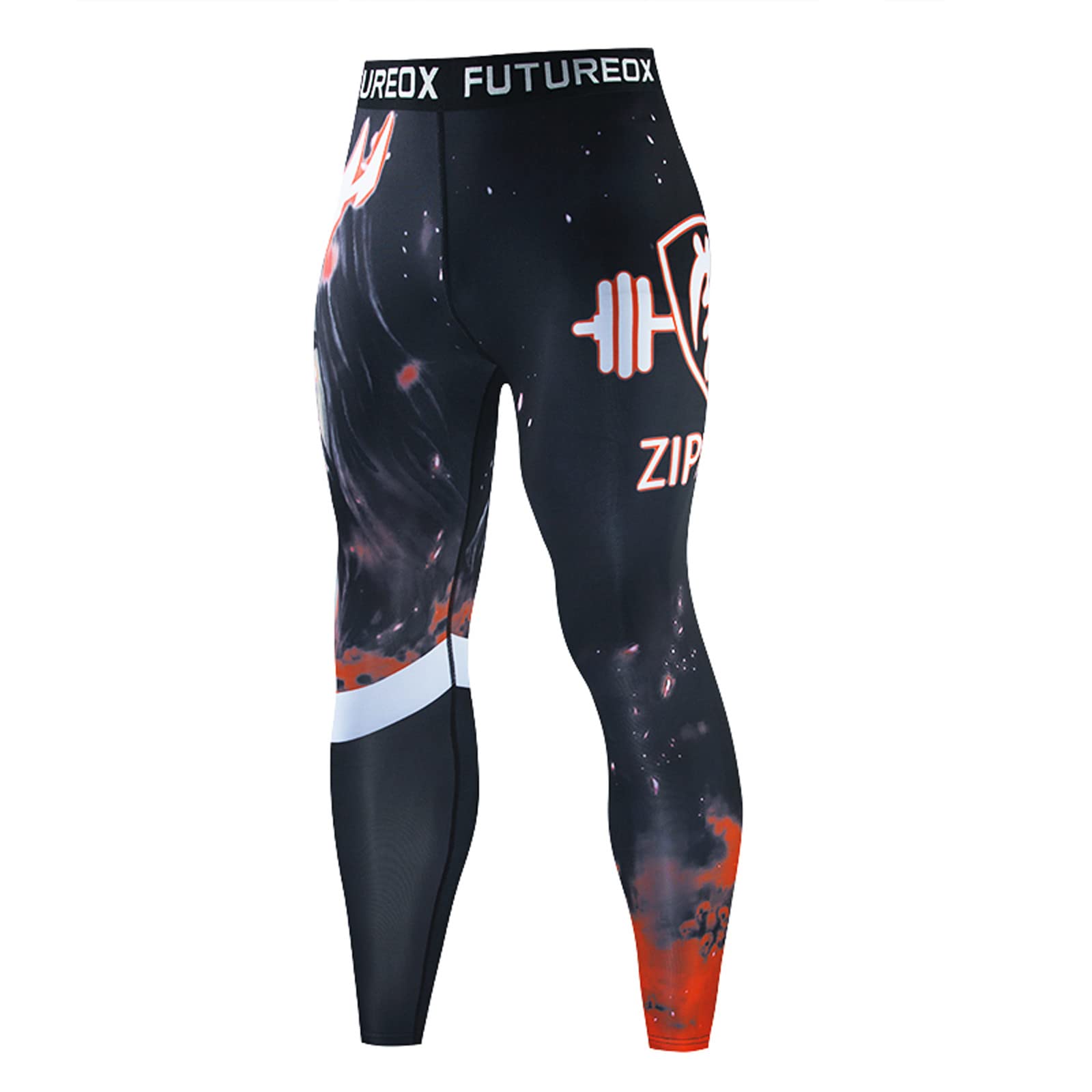 Fossean Men's Compression Leggings - Cool Dry Sport Pants for Running & Training