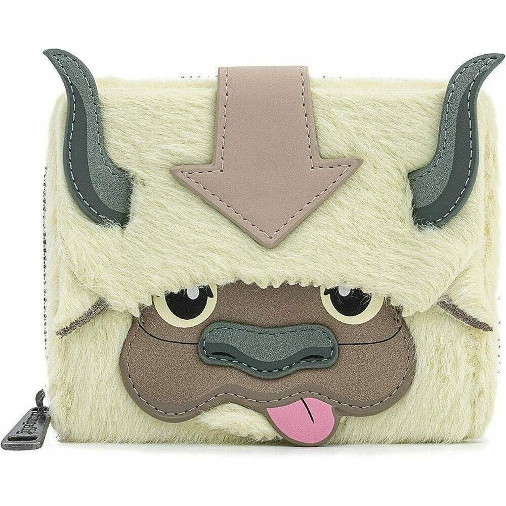 Loungefly Nickelodeon Aang Appa Avatar The Last Airbender Cosplay Plush Wallet - Perfect for Anime Fans, Collectors & Avatar Cosplay Accessories