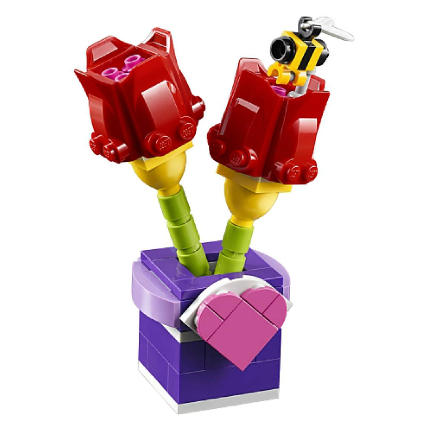 LEGO Friends Tulips 30408 Building Blocks Set - Creative Flower Toy for Kids Ages 6+ | Perfect for Birthday Gifts, Home Decor & STEM Learning Activities