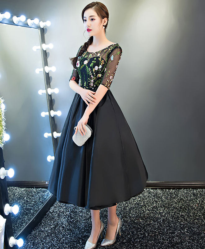 Elegant Black A-Line Short Prom Dress & Pink Evening Gown - Perfect for Homecoming, Cocktail Parties & Formal Events