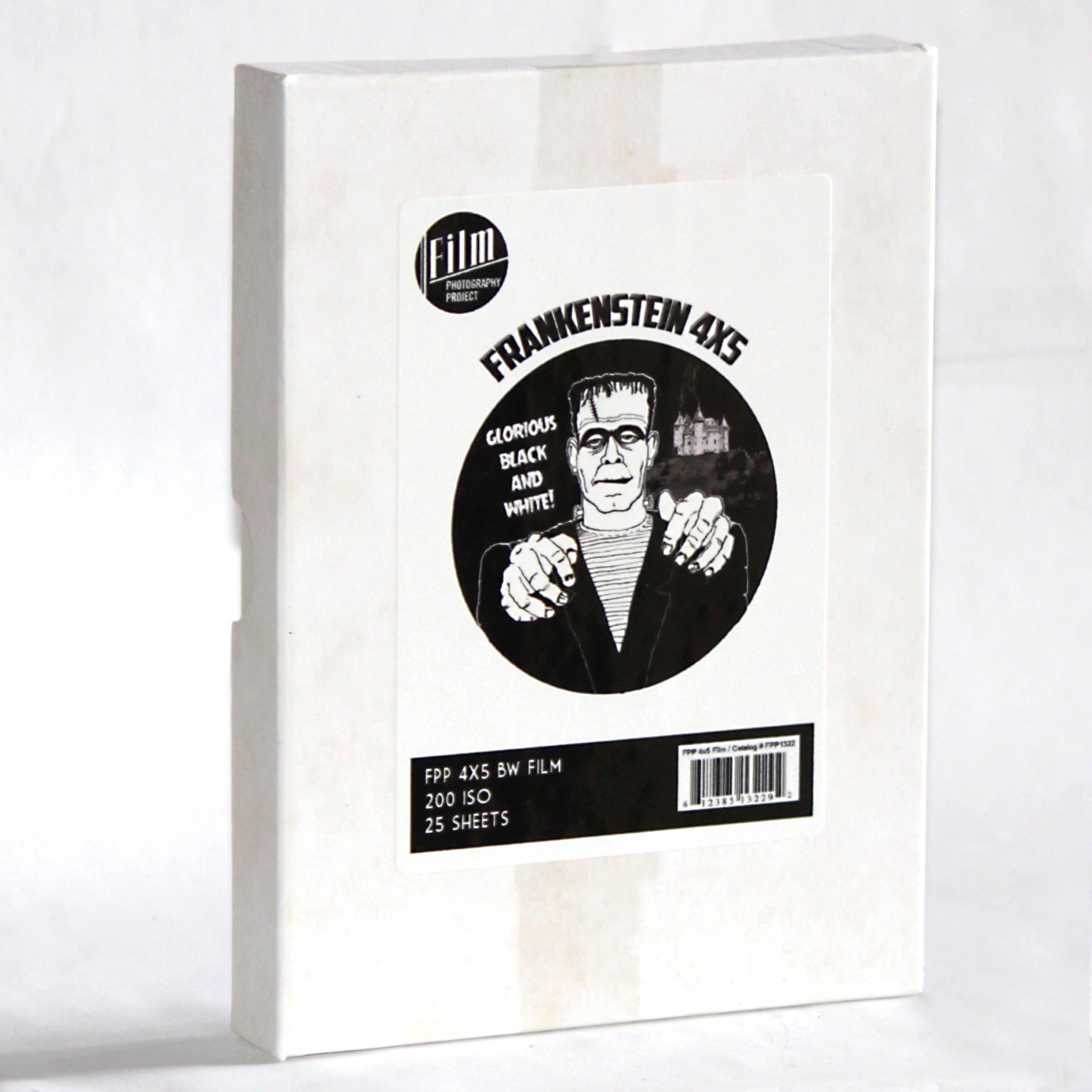 FPP Frankenstein 200 Black & White Negative Film - 4x5 Sheet Film (25 Sheets) for Large Format Photography & Vintage Camera Enthusiasts