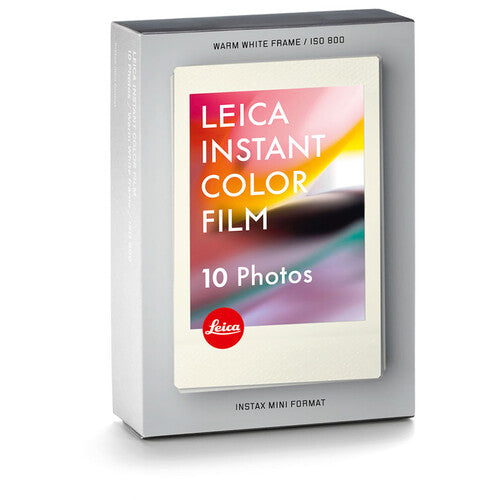 Leica SOFORT Instant Camera Color Film Pack - 10 Exposures for Vibrant Prints | Perfect for Parties, Travel & Memorable Moments
