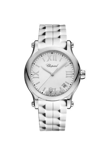 Chopard Happy Sport Women's Watch - Stainless Steel & Diamond Accents - Elegant Luxury Timepiece for Daily Wear & Special Occasions