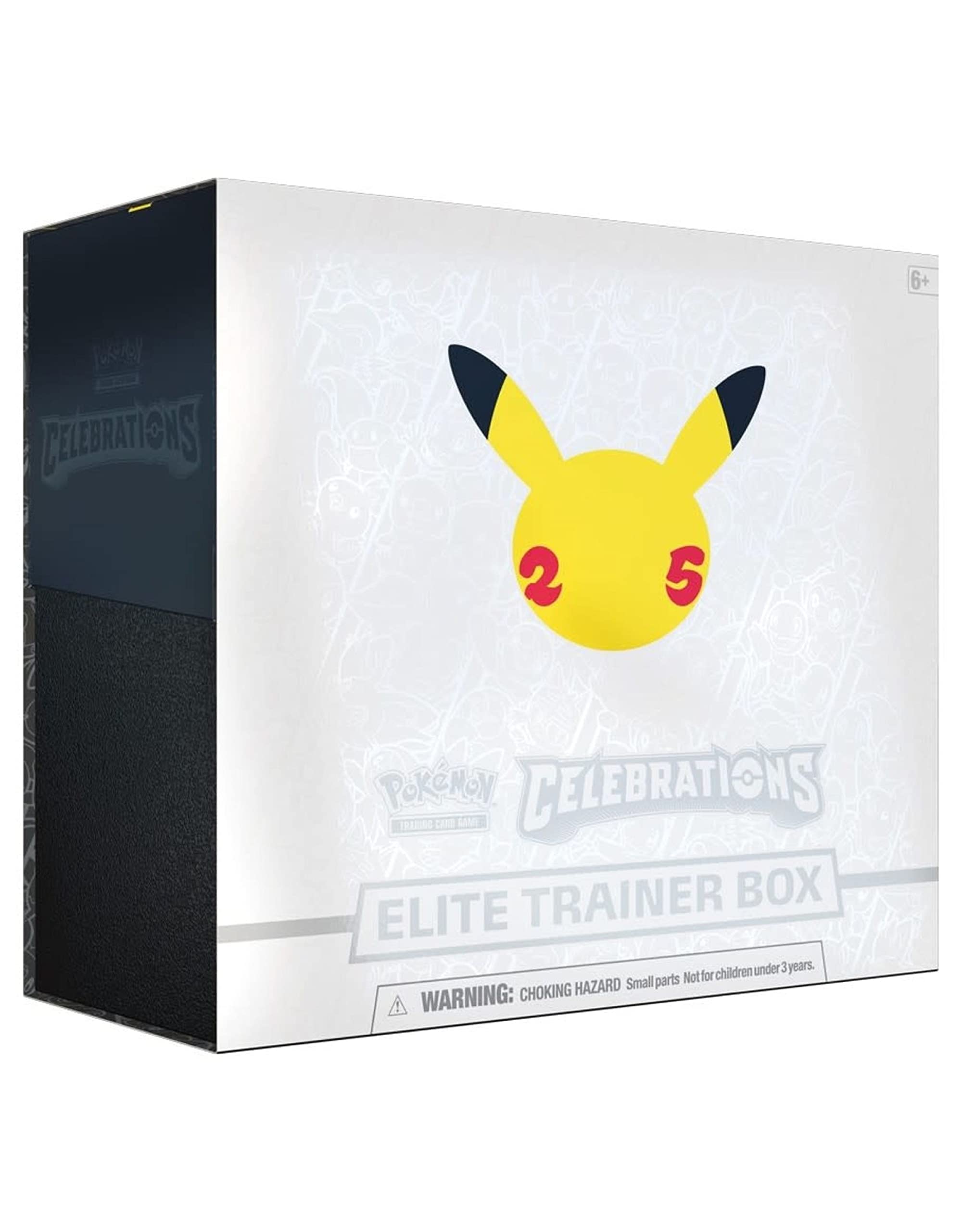 Pokémon 25th Anniversary Celebrations Card Game Set - 50 Trading Cards, 65 Sleeve Protectors, Dice, Counters & Guidebook | Complete Starter Kit for Collectors & Players | Perfect for Game Nights, Birthday Gifts & Pokémon Tournaments