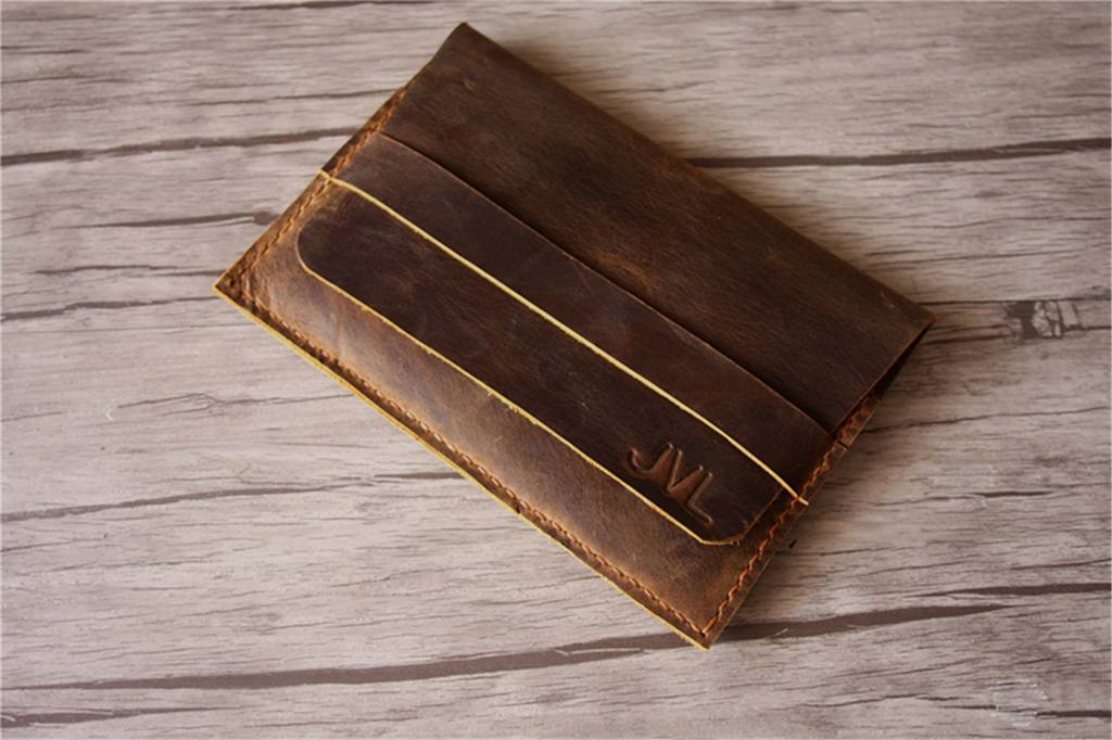 Handmade Genuine Brown Leather Cover Case for Kindle Oasis - Premium Protective Sleeve for Reading, Travel & Daily Use
