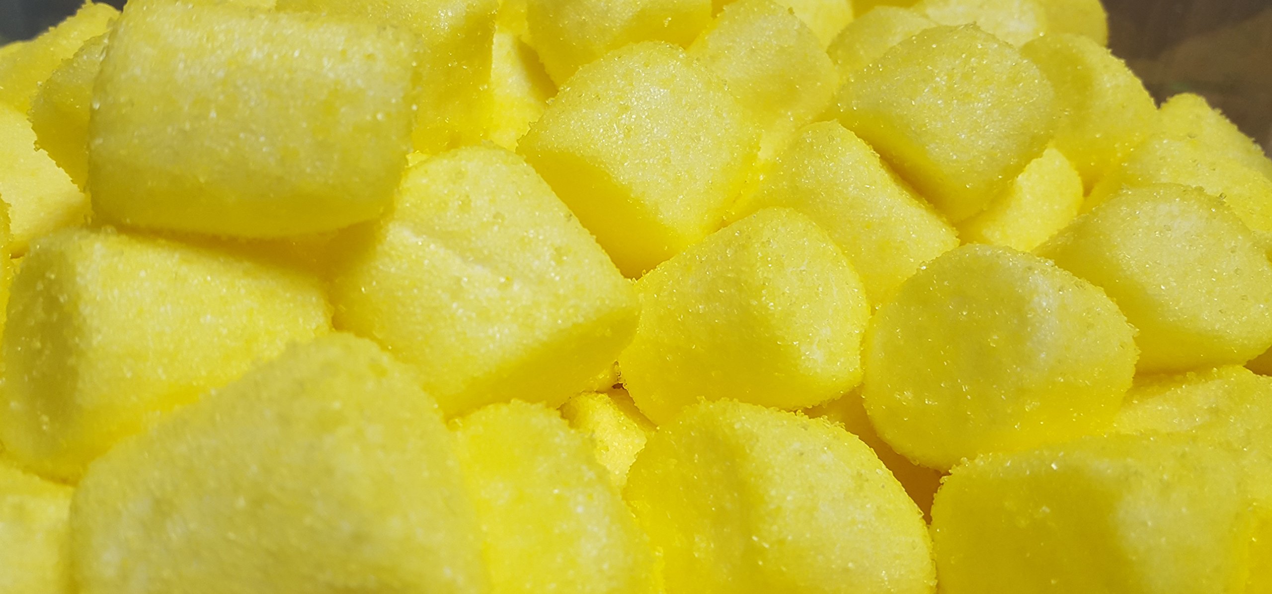 Premium Yellow Sugared Marshmallows - 2 Pounds Bulk Bag for Baking, Hot Cocoa, and Dessert Decorations