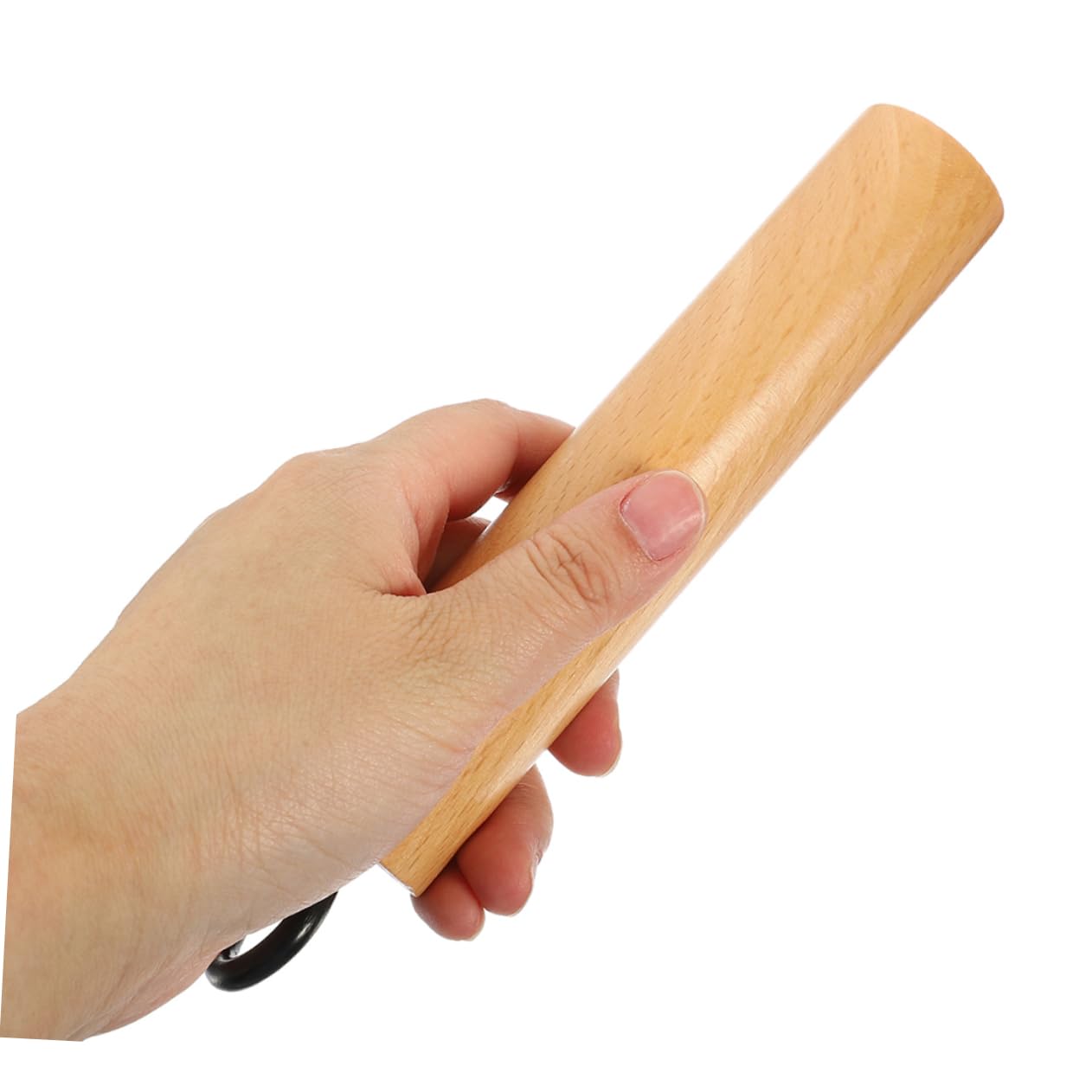 Heat-Resistant Cast Iron Wok Handle Replacement - Anti-Scald Cooking Pan Handle Insert Accessory - Perfect for Stovetop Cooking, Stir-Frying & Professional Kitchen Use