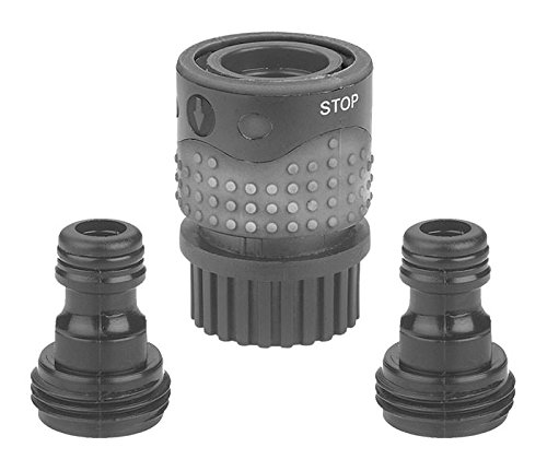 Gilmour Polymer 2 Male to 1 Female Quick Connect Hose Adapter Set - Perfect for Garden Irrigation, Lawn Sprinklers & Outdoor Watering Systems