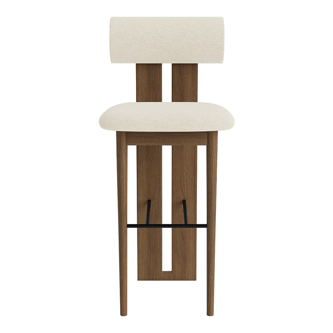Sturdy Hippo Counter Chair for Bar & Kitchen - Adjustable Height Swivel Stool with Backrest - Perfect for Breakfast Nook, Home Bar & Kitchen Island Seating