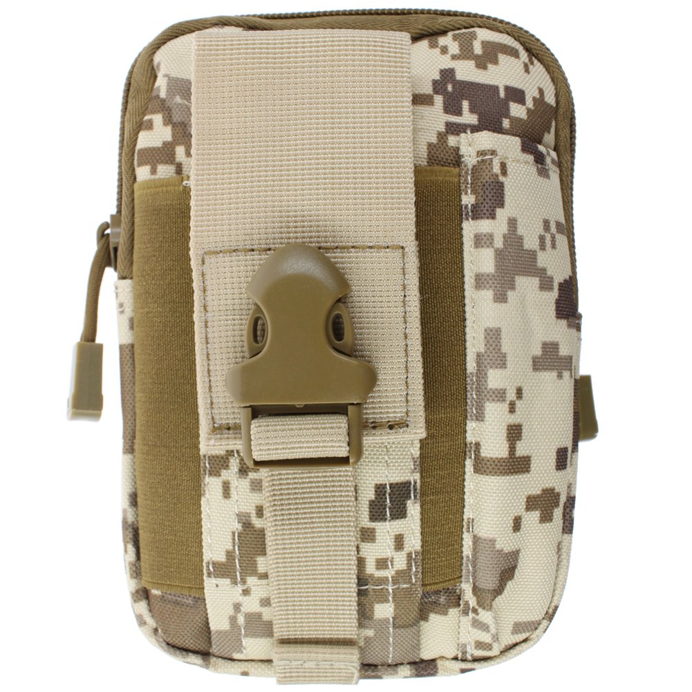 KENMAX® Compact MOLLE EDC Pouch - Tactical Utility Organizer Bag for Outdoor, Hiking & Military Gear Storage - Perfect for Camping, Survival Kits & Everyday Carry Essentials