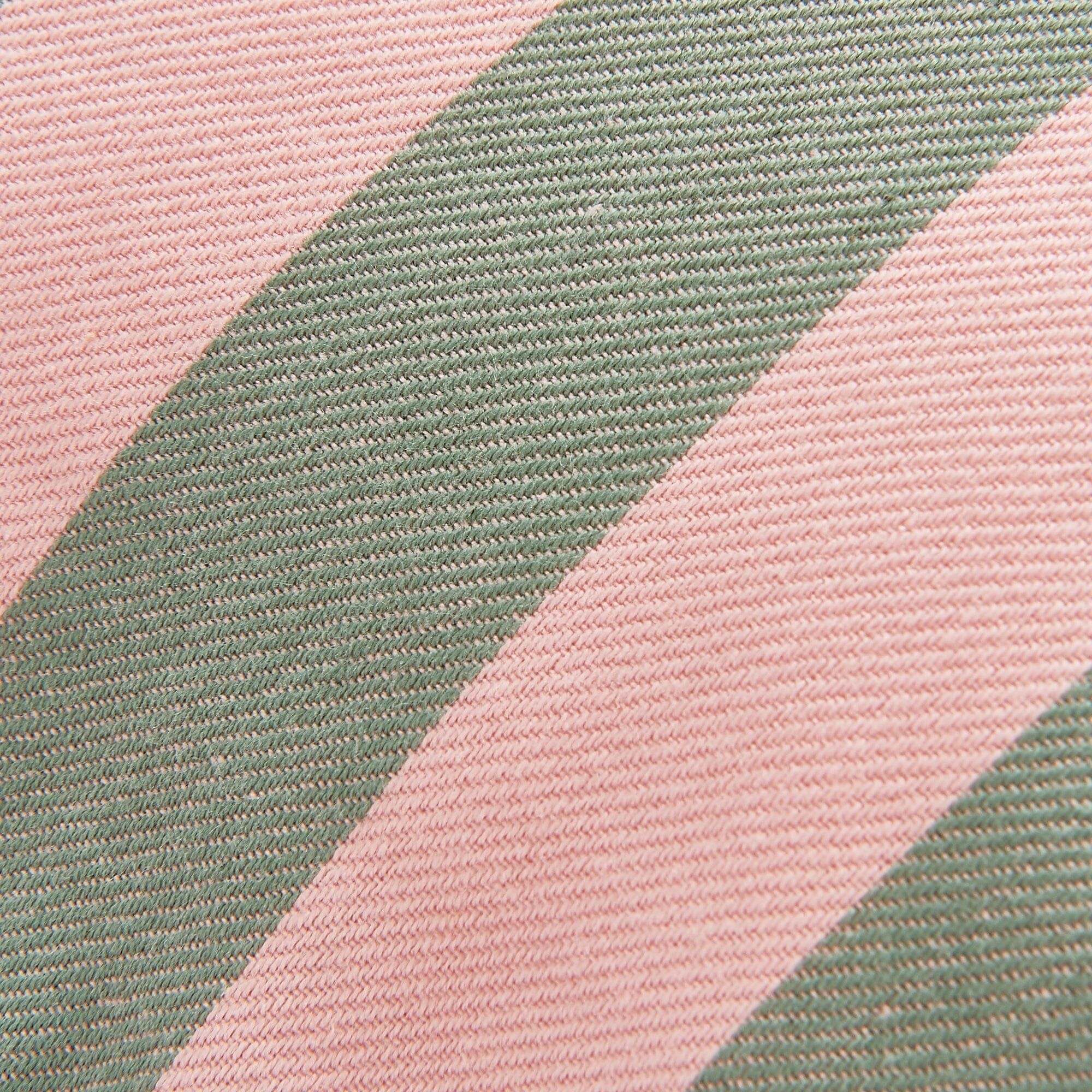 Frill Stripe Cushion Cover 18x18 Inches Pink and Green Decorative Pillow Case for Sofa, Bed, Living Room Home Decor