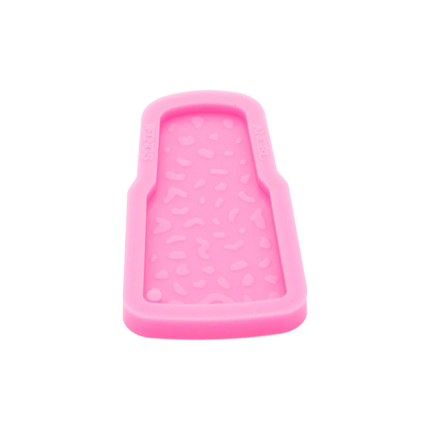 Shiny Glossy Tumbler Shape Keychain Silicone Mold with Hole - Epoxy Resin Jewelry Making Mold for Necklace Pendant, Luggage Tag & DIY Craft Projects - Perfect for Resin Art, Keychains & Handmade Gifts