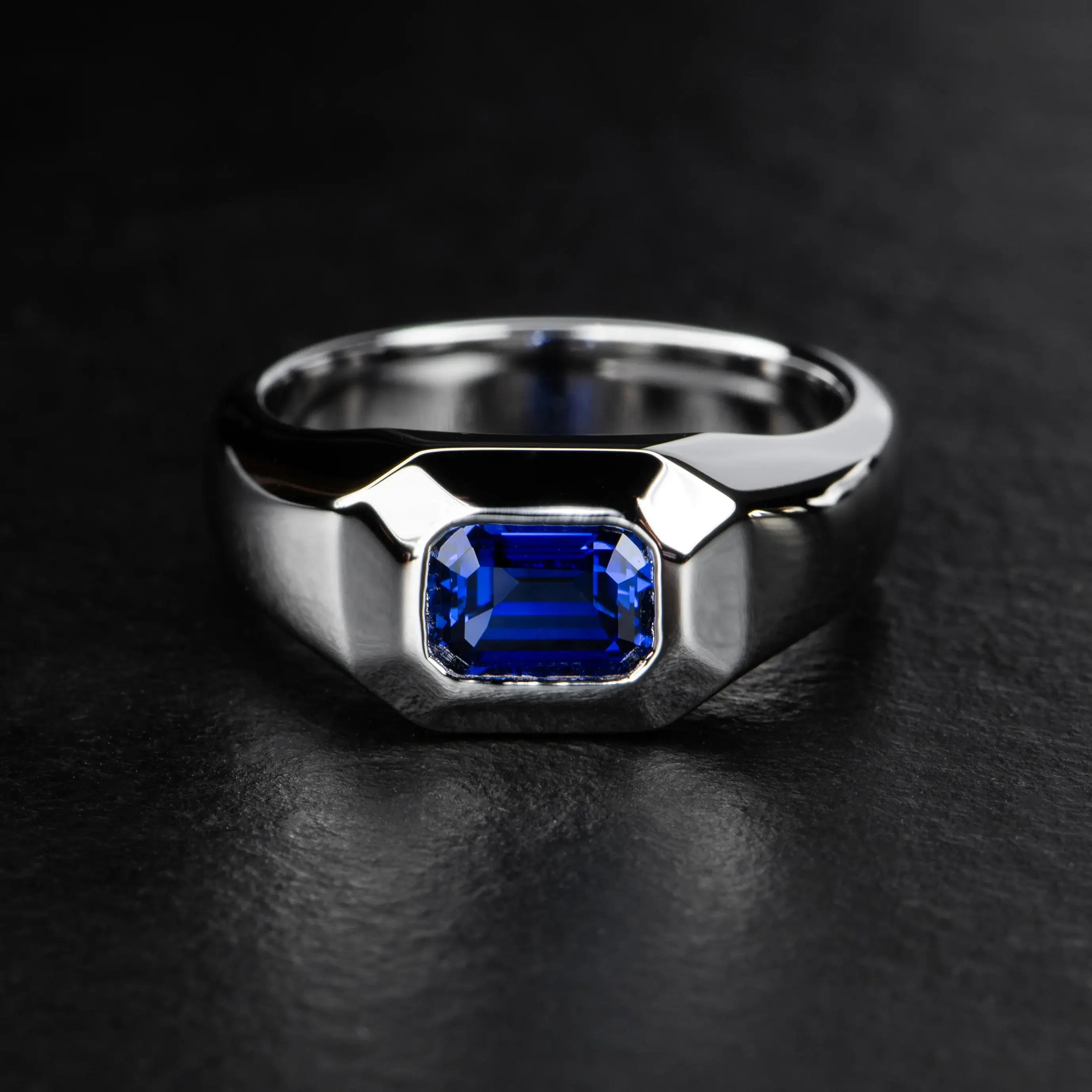 MONARCH Gemstone Signet Ring for Men & Women - Elegant Handcrafted Jewelry Gift for Birthdays, Anniversaries & Special Occasions | Perfect for Formal Events, Weddings & Everyday Luxury Wear