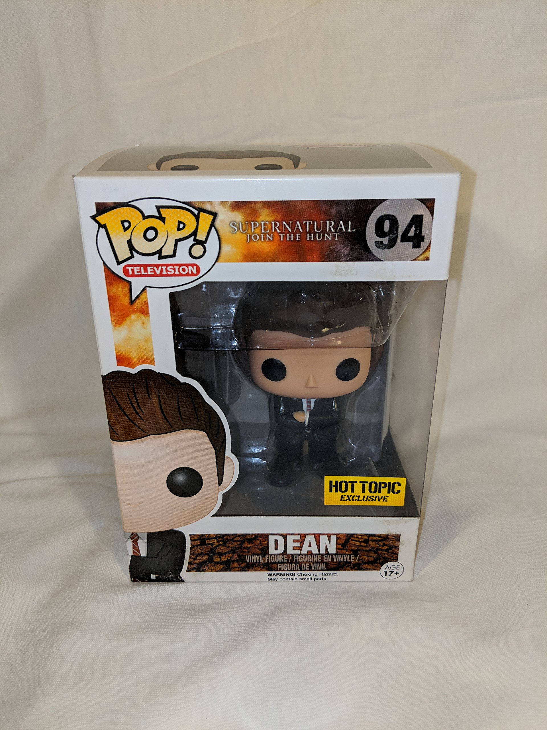 Funko Supernatural POP! Dean Winchester Vinyl Figure #94 - Hot Topic Exclusive - Perfect for Collectors, TV Show Fans & Home Decor