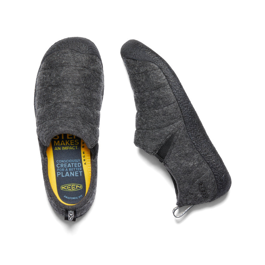Women's Howser II Grey Felt & Black Hat - Stylish Winter Beanie for Outdoor Activities, Skiing, and Casual Wear