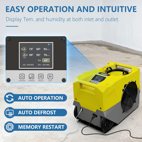 AlorAir Storm SLGR 1250X Smart WiFi Dehumidifier with Built-in Pump - 50 Pint Capacity for Basement, Home, Garage & RV Moisture Control