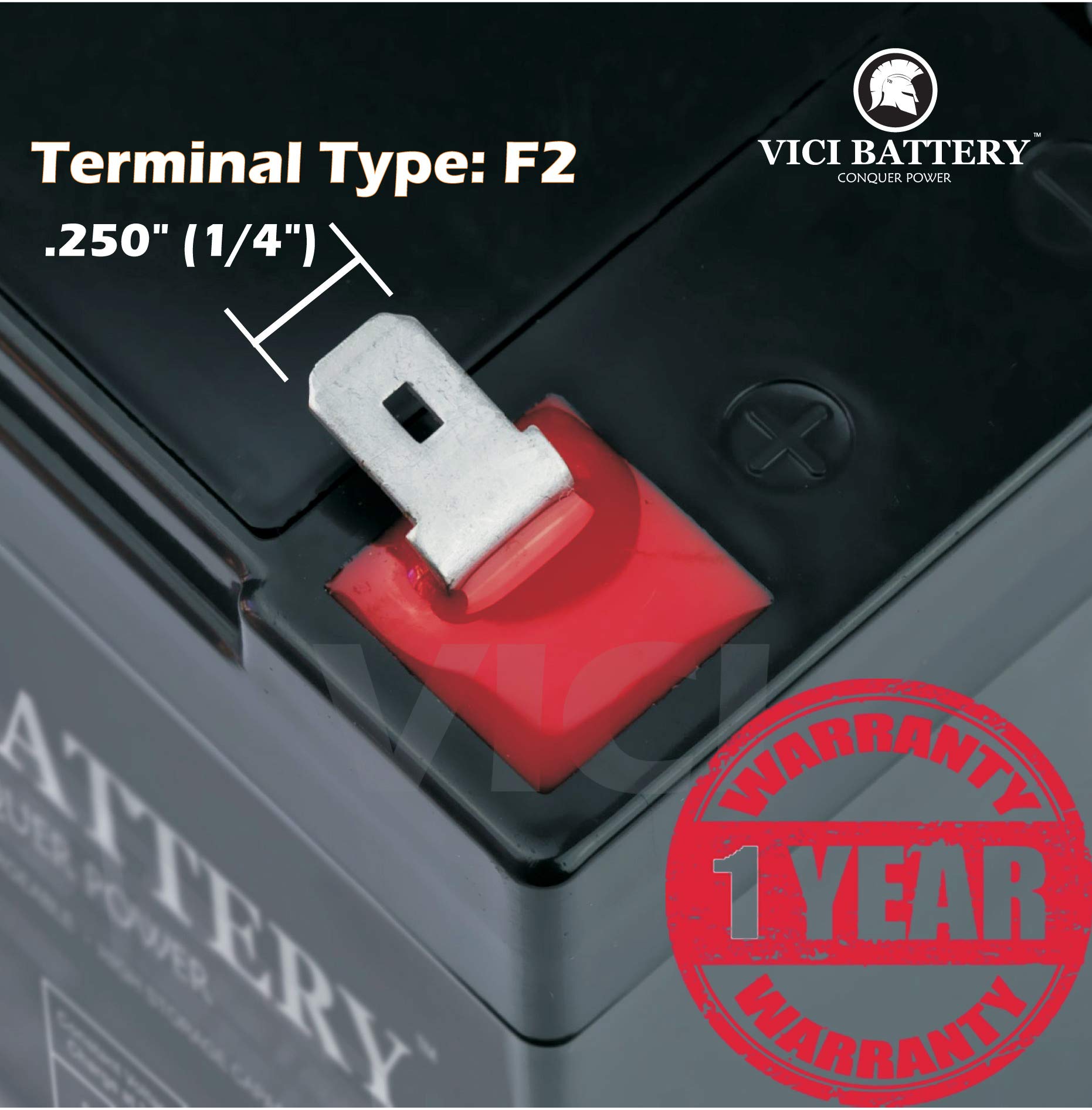 VICI 12V 9Ah Sealed Lead Acid (SLA) Replacement Battery for Hitachi HP7-12 - 2 Pack - Perfect for Power Tools, Emergency Lights, and Security Systems