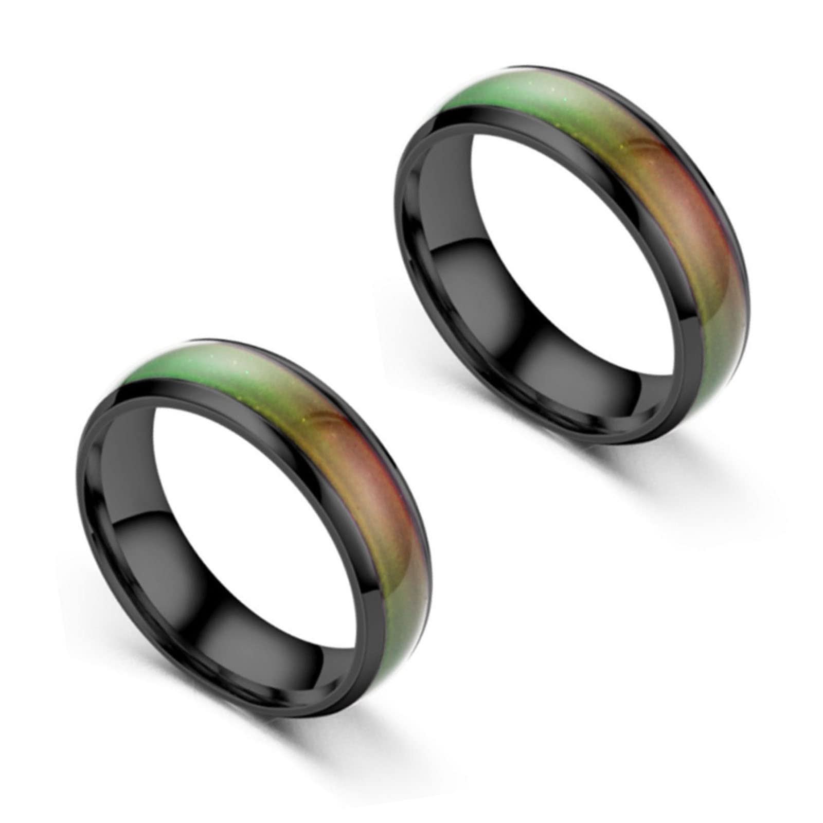 Anis'omi Lymphvity Thermochromic Magnetic Ring for Women & Men - Color Changing Mood Ring with Lymphatic Drainage Therapy - Perfect for Stress Relief, Fashion Accessory & Wellness Gifts