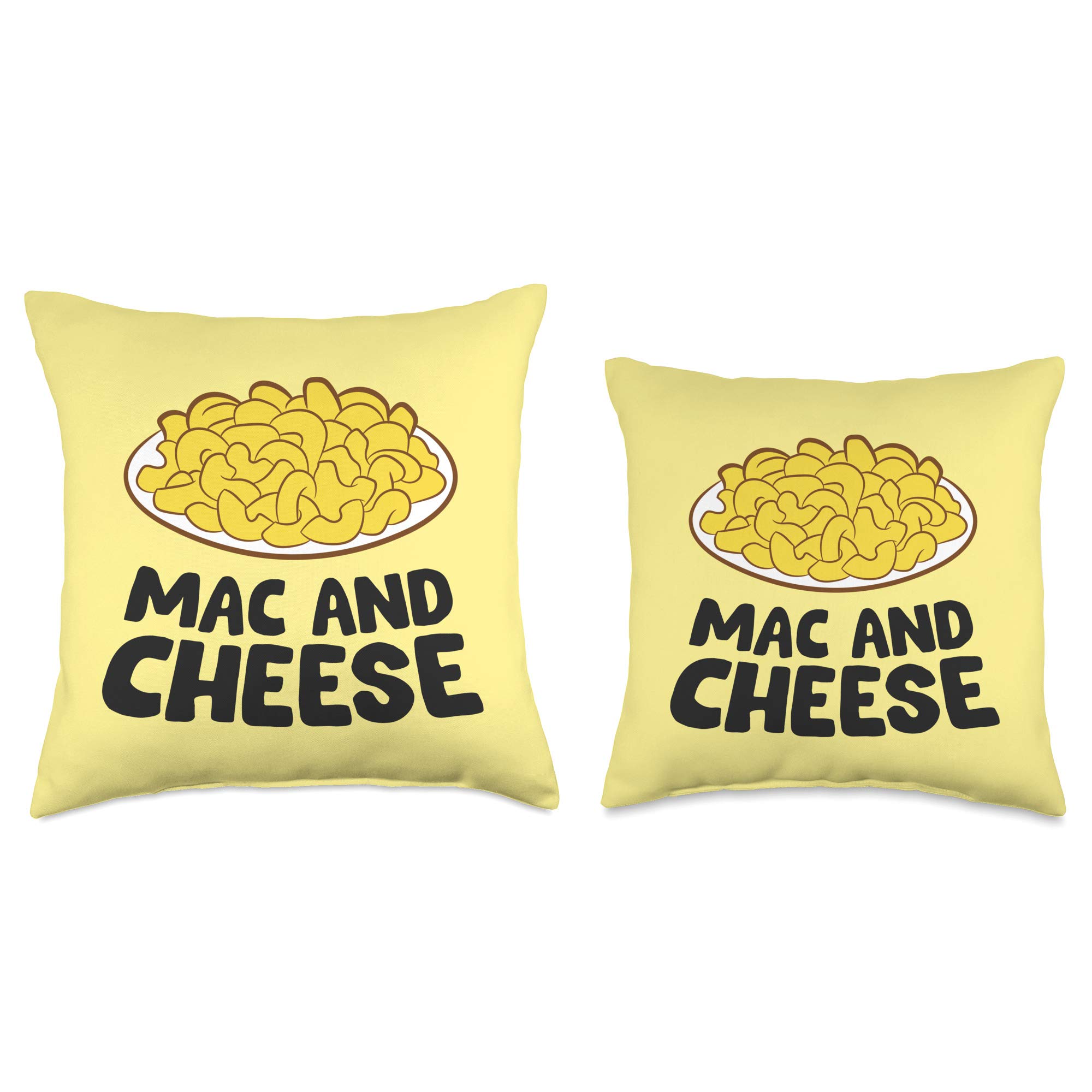 Mac and Cheese Lover's Macaroni Cheese Foot Mac N Cheese Throw Pillow - Perfect for Home Decor, Couch, Sofa & Bedroom Accessories