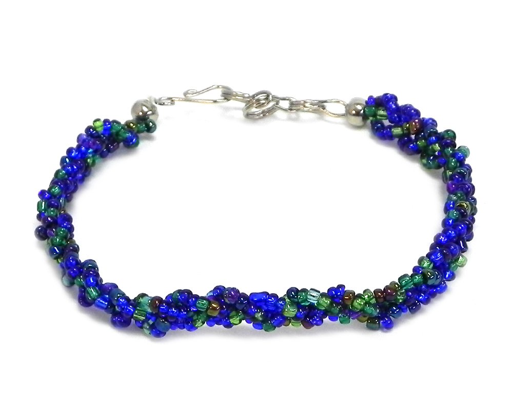 Mia Jewel Shop Multicolored Braided Seed Beaded Thin Strand Bracelet - Handmade Boho Bracelet for Women, Fashion Jewelry Accessories for Casual Wear, Beach, Festival & Everyday Style