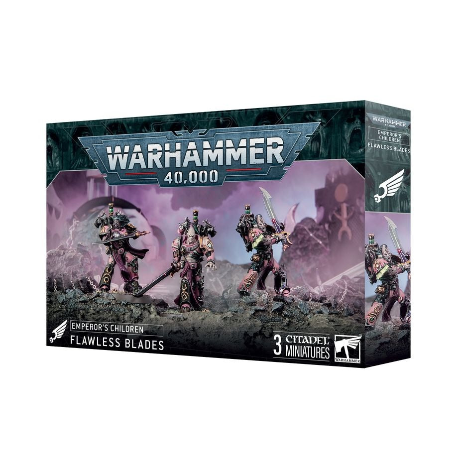 Warhammer 40K Emperor's Children Flawless Blades - Chaos Space Marine Squad for Tabletop Wargaming & Miniature Painting