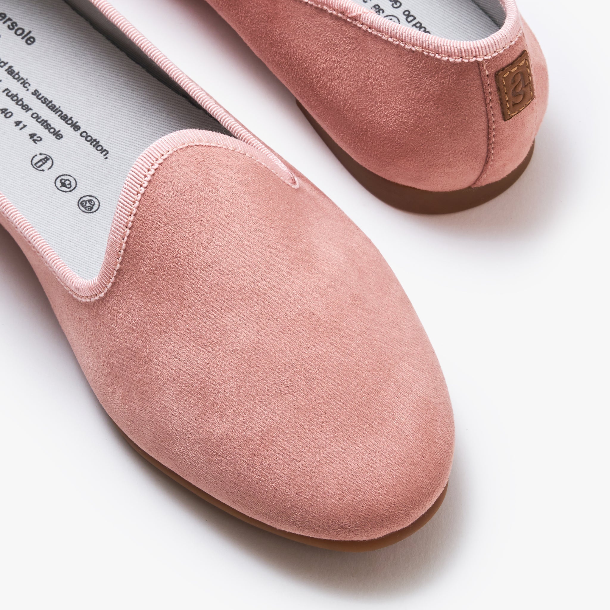 Bae Easy Loafers - Women's Slip-On Comfort Shoes in Blush Pink | Casual Walking & Office Wear